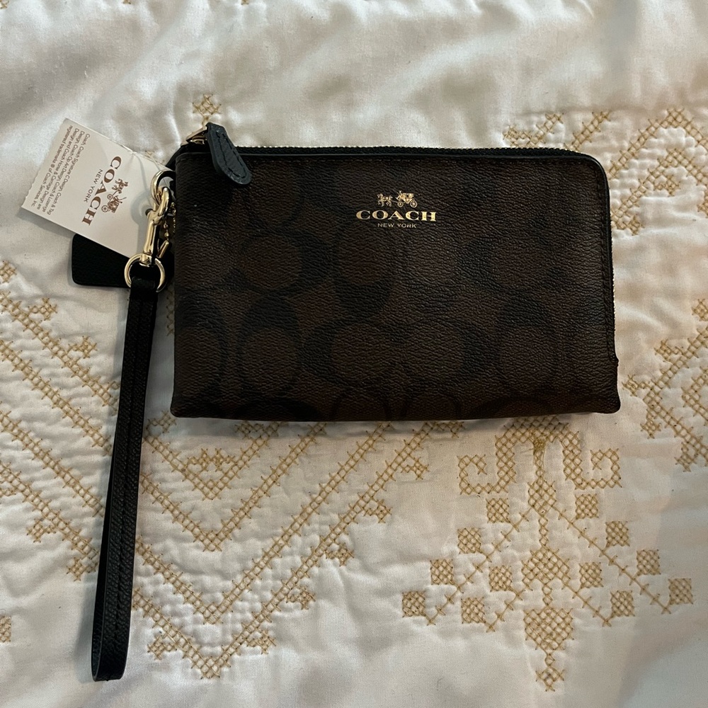 Brown coach wallet